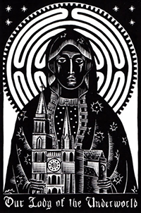 Our Lady of the Underworld icon by Kreg Yingst 