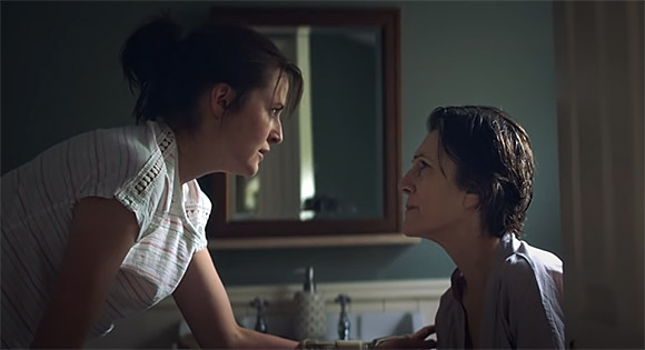 Clare Dunne as Sandra and Harriet Walter as Peggy