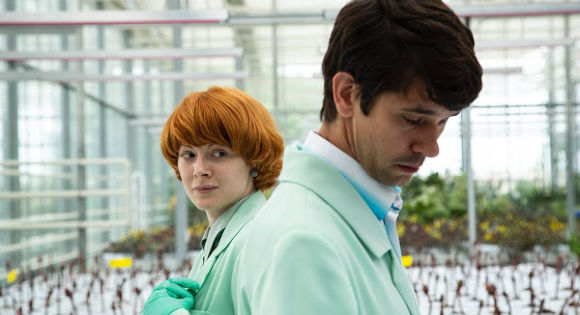 Ben Whishaw as Chris and Emily Beecham as Alice in Little Joe