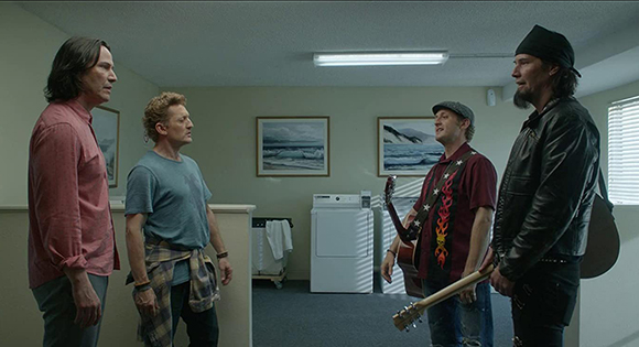 Ted (Keanu Reeves) and Bill (Alex Winter) meet their future selves