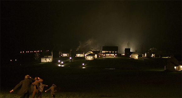 The Village at night