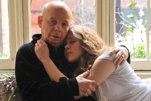 Wallace Shawn as Solness and Emily Cass McDonnell as Kaya
