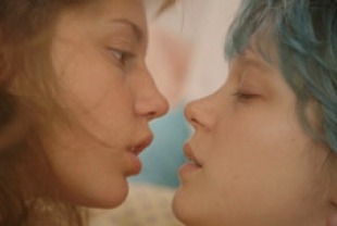 Adèle Exarchopoulos as Adele and Lea Seydoux as Emma