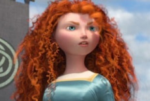 Merida voiced by Kelly Macdonald