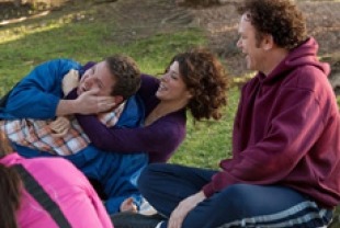Jonah Hill as Cyrus, Marisa Tomei as Molly, and John C. Reilly as John