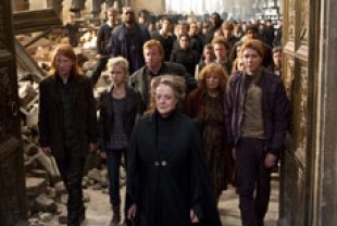Maggie Smith as McGonagall and The Weasleys