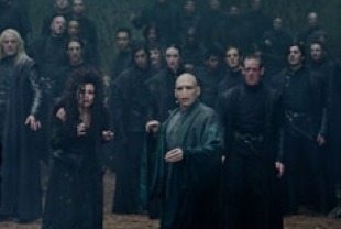  Ralph Fiennes as Voldemort and the Death Eaters