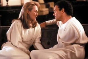 Meryl Streep as Julia and Albert Brooks as Daniel