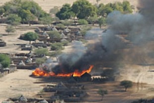 Darfur Village under Attack