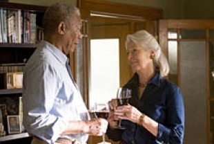 Morgan Freeman as Harry and Jane Alexander as his wife