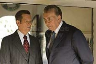 Kevin Bacon as Jack Brennan and Frank Langella as Richard Nixon
