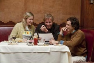 Greta Gerwig as Florence, Rhys Ifans as Ivan, and Ben Stiller as Roger
