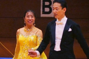 Hiroko & Seiich at the Ballroom Dance Championship