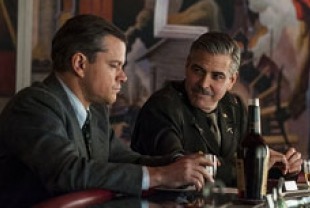 Matt Damon as James and George Clooney as Frank