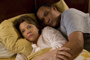 Annette Bening as Karen and Jimmy Smits as Paco