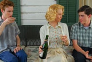 Mark Rendall as Robbie, Renee Zellweger as Ann, and Logan Lerman as George