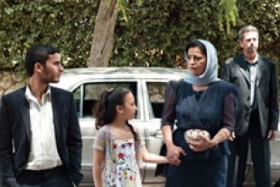 Medhi Dehbi as Yacine, Khalifa Natour as Said and Areen Omari as Leila