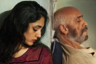 Golshifteh Farahani as the woman and Hamid Djavadan as the man