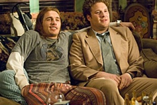 James Franco as Saul and Seth Rogen as Dale