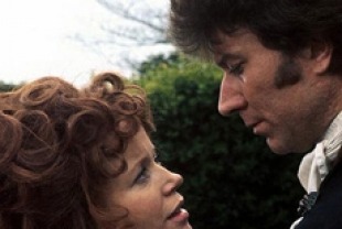 Angharad Rees as Demelza and Robin Ellis as Ross