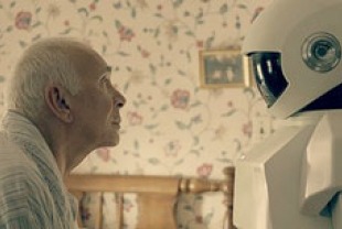 Frank Langella as Frank and the Robot voiced by Peter Sarsgaard