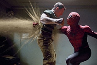 Thomas Haden Church as the Sandman and Spider-Man