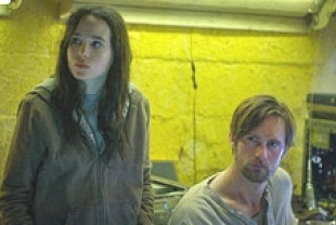 Ellen Page as Izzy and Alexander Skarsgard as Benji
