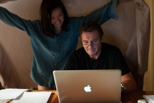 Olivia Wilde as Anna and Liam Neeson as Michael