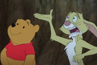 Winne the Pooh and Rabbit