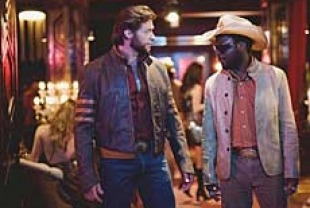 Hugh Jackman as Logan/Wolverine and Will.i.am as Wraith