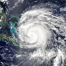 Satelitte picture of Hurricane Irene