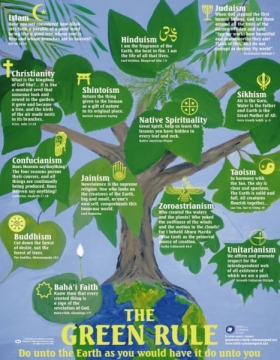 The Green Rule Poster by http://greeningsacredspaces.net/