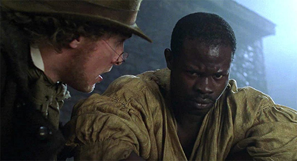 Matthew McConaughey as the lawyer and Djimon Hounsou as the spokesman for the Africans.