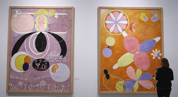 Two paintings by Hilma af Klint