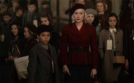 Elliott Hefferman as George and Saoirse Ronan as Rita