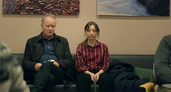 Stellan Skarsgard as Tomas and Andrea Braein Hovig as Anja