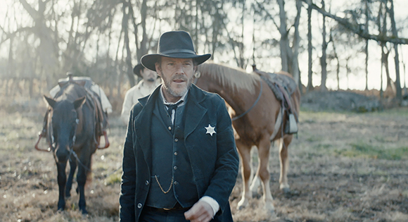 Stephen Dorff as the lawman attacking Old Henry's farm