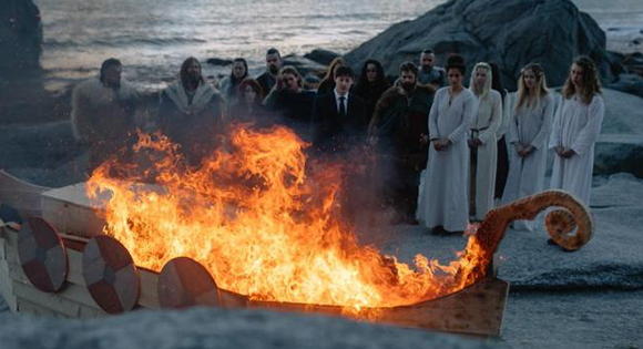 Viking funeral 