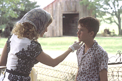 Kyra Sedgwick as Mae and Haley Joel Osment as Walter