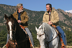 Kris Kristofferson as Wes Benteen and Chris Cooper as Dickie Pilager