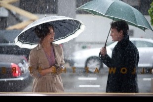 Berenice Marlohe as Arielle and Aton Yelchin as Brian