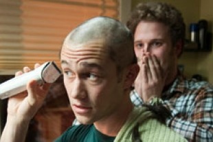 Joseph Gordon-Levitt as Adam and Seth Rogan as Kyle