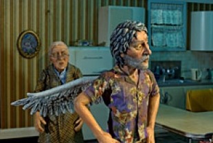 Barry Otto as Albert and Geoffrey Rush as The Angel