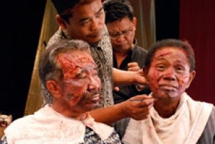 A scene from The Act of Killing