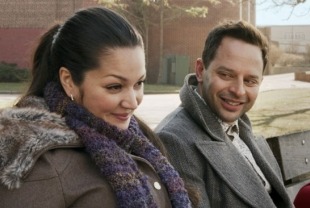 Paula Garces as Blnca and Nick Kroll as Jake