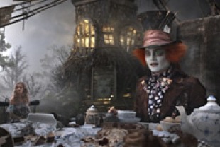 Johnny Depp as the Mad Hatter