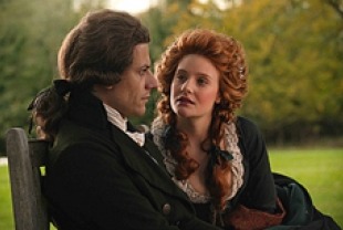 Ioan Gruffudd as William Wilberforce and Romola Garai as Barbara Spooner