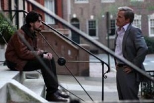 Lou Taylor Pucci as Kris and Jeff Daniels as Arlen