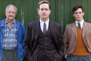 Jim Broadbent, Matthew Macfadyen and Sam Claflin, all as Logan Mountstuart
