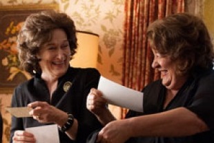 Meryl Streep as Violet and Margo Martindale as Mattie Fae